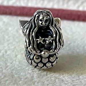 Authentic PANDORA Sterling Silver Mermaid Charm 791220